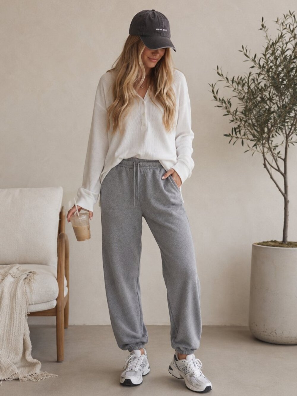 LazyPants Grey Jogger Sweats • Cozy Soft Lounge Pants • Everyday Casual Comfort